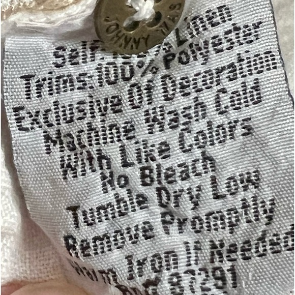 Johnny Was White Linen Embroidered Belted Longline Vest Top Women’s Medium - Picture 11 of 12